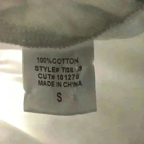 Apricot Lane White Over the Shoulder Crop Top S - Picture 7 of 8